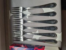 WMF * Koblenz * 6 Kuchengabeln  Cromargan