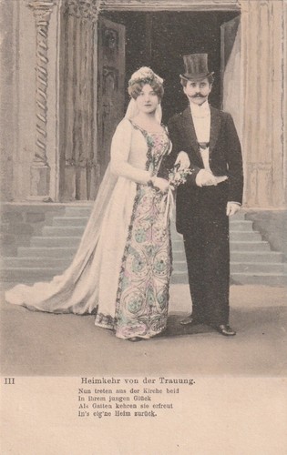 Hochzeit frau - ak,