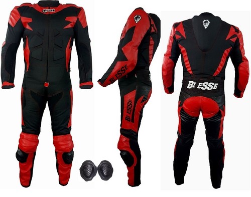 Kombileder cordura schwarz rot - kombileder,