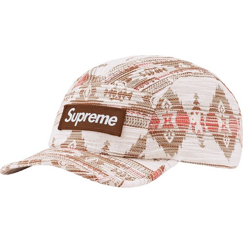 Supreme woven pattern camp cap - supreme,