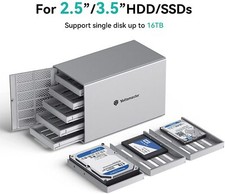 Aluminium 4 5 Bay RAID