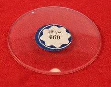 Uhrenglas 469  mit Facette