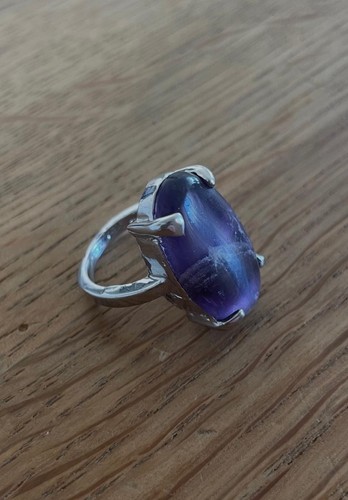 Ring mit amethyst stein - mit, lila