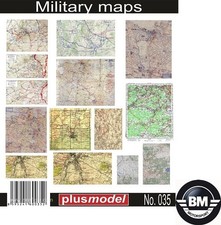 Plus Model Military Maps / Militär Karten Diorama Modellbau 1:35 Art. 035