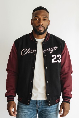 Herren college jacke chicago - jacke,