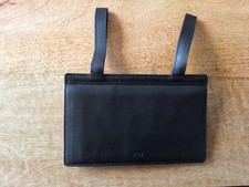 Voi gürteletui leder Schwarz Unisex, NEU, Druckknopf U. Reißversch. Sehr Dünn