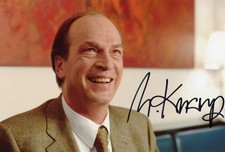 Herbert Knaup - seltenes original Autogramm auf Großfoto - "KLUFTINGER"