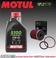 Yamaha WR 125 R/X  MT YZF WR 125 Service Kit Öl + Ölfilter Motul 5100 10W40