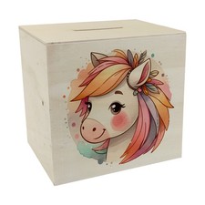 Pferde Mädchen Spardose aus