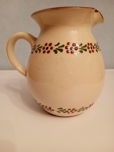 Krug vase terracotta bemalt - krug,