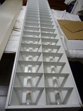 Hochwertige Rasterleuchte Deckenlampe Bürolampe Deckenleuchte Aufputz Röhren