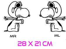 2x Snoopy Red Baron Set Auto