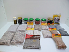 Modellbau - Konvolut 24 Teile - Sand - Schotter - Steine - Kohle für Anlagenbau 