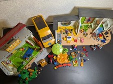 Playmobil 70280 Kindergarten/Schulbus/Turnhalle guter Zustand Konvolut Sammlung