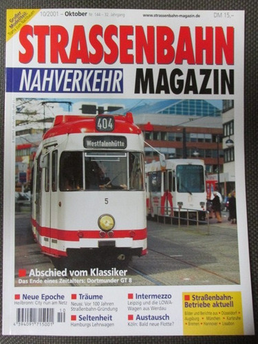 Strassenbahn magazin 2001 - strassenbahn, 10/2001