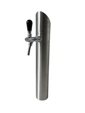 Bierzapfsäule EDELSTAHL mit
