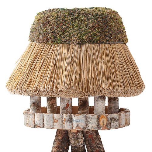 Vogelhaus reetdach 70cm - vogelhaus, xl