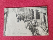 Cpa laon der fischmarkt - cpa,