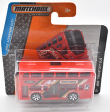 Matchbox MBX Two-Story Bus 6/120 2014 Superfast kurze Karte