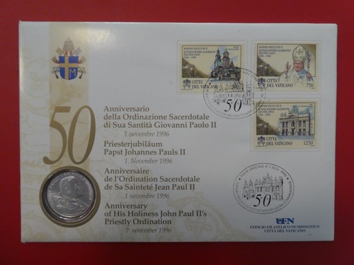Numisbrief vatikan 500 lire - numisbrief,,