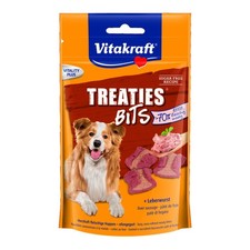 Vitakraft Hundesnack Treaties Bits Leberwurst 6x Soft Snack Leckerli Hunde Hund