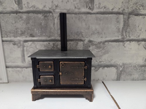 Puppenhaus metall ofen - 1:12,