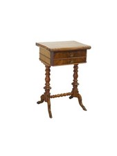 Spieltisch Wandtisch Konsolentisch Antik Gründerzeit um 1880 Nussbaum (10919)