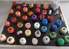 Stickgarn Kreuzstich Sammlung basteln Handarbeit Nähgarn Faden Garn sticken