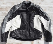 TRIUMPH ALPINESTARS STELLA DAMEN MOTORRADJACKE MOTORRADLEDERJACKE   GR. 48