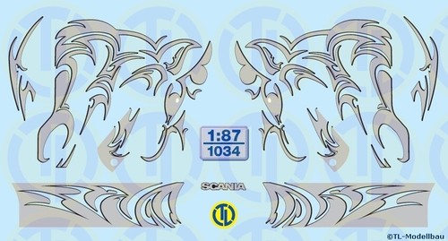 1034 decals scania - -,