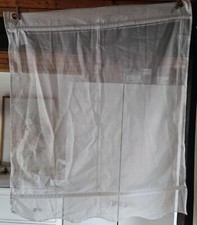 2x Gardinen inkl. Stangen weiß