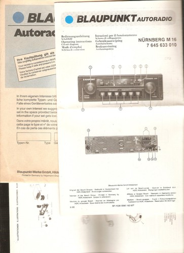 Betriebsanleitung auto radio - auto,