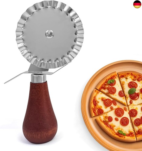 Gezähnter teigrad pizza - teigrad,,