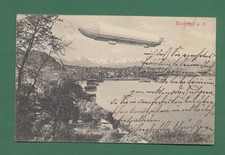 1 PK: Luftschiff über Bregenz a. B., 1909, früher Zeppelin, interessant