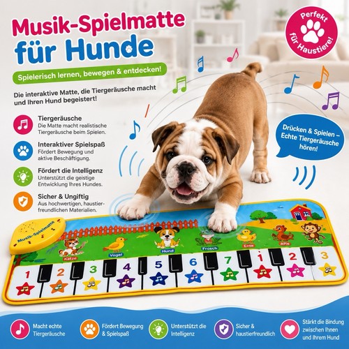Musik spielmatte für hunde - musik-spielmatte,