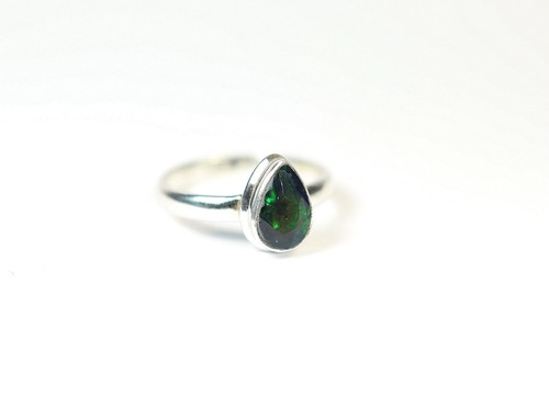 Schwarzer chalama opal ring - schwarzer,
