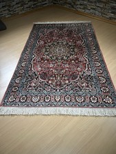 Kaschmir Seide Handgeknüpfter Teppich Orient  Neuwertig 