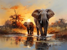 Wandbild: Afrikanische