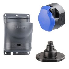 Steckdose komplett mit Halter