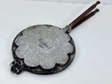Altes antikes waffeleisen - altes,