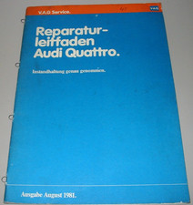 Werkstatthandbuch Audi