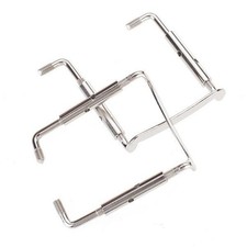 2 Stück Silber Metall 4/4