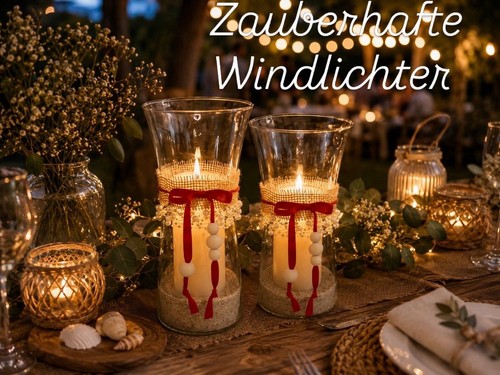Ein windlicht aus glas - ein,