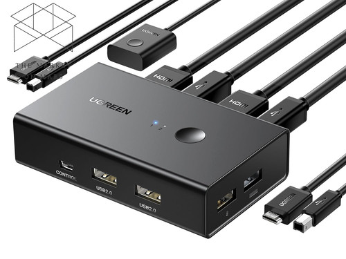 Ugreen kvm switch monitor - kvm-switch,, 1