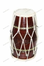 Musical Seil Dholak Mango Holz