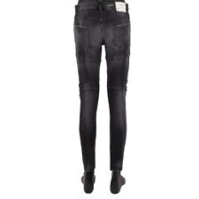 DSQUARED2 TIDY BIKER JEAN Logo 5-Pockets Jeans Hose Grau Pants 13656