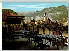 10418852 - Salorno Hotel Buchholz Terrasse Hollywood-Schaukel Kirche Bozen