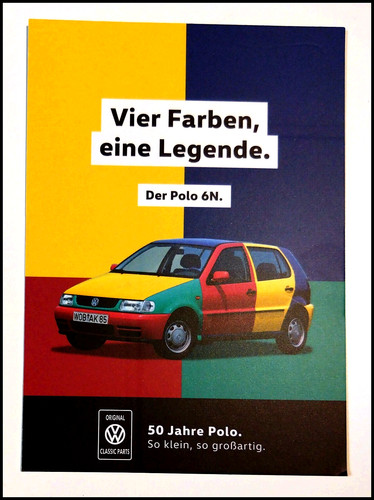 Polo postkarte harlekin - postkarte, 6n