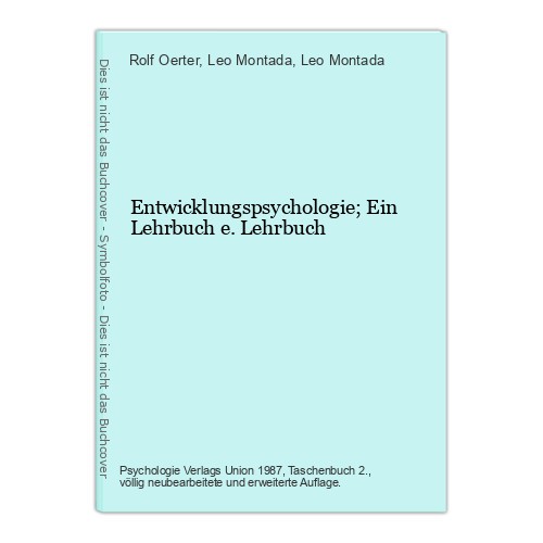 Entwicklungspsychologie ein - entwicklungspsychologie;,