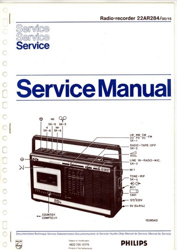 Philips service manual für - service,